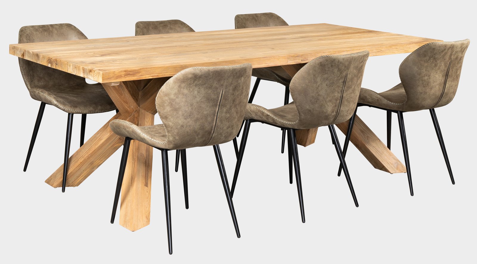 SPIDER RECYCLE - masivní stůl  - kvalitní ratanový, teakový nábytek od RATTAN STUDIO